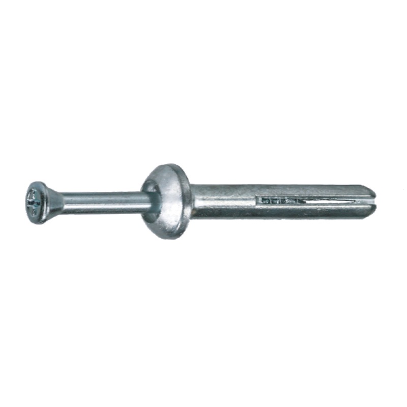 1/4 x 3/4 Aerosmith Removable Screw ZP Zamak Nail-In Anchors / Steel / Zinc