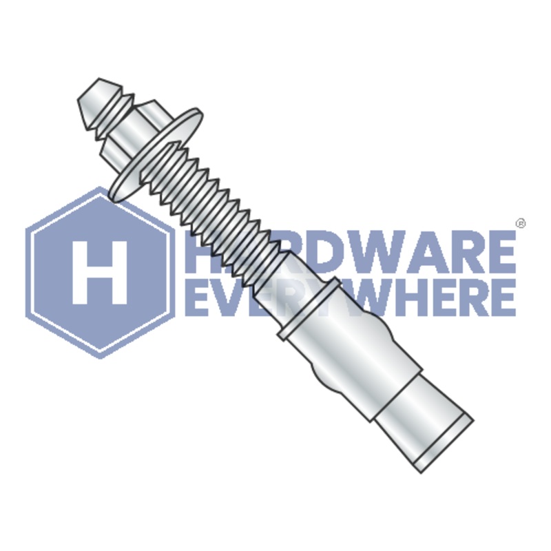 1 x 6 WEDGE ANCHORS / Steel / Zinc