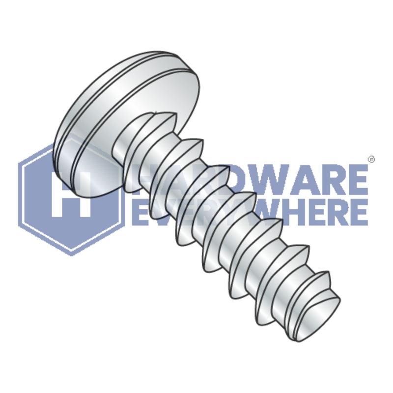 3-24 X 5/8 Thread Forming Screws / Phillips / Pan Head / Steel / Zinc / Plastite (Blunt Tip) Alternate 48-2