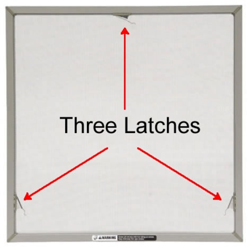 Andersen AN45 Awning Screen in Stone Color (1995 to Present)