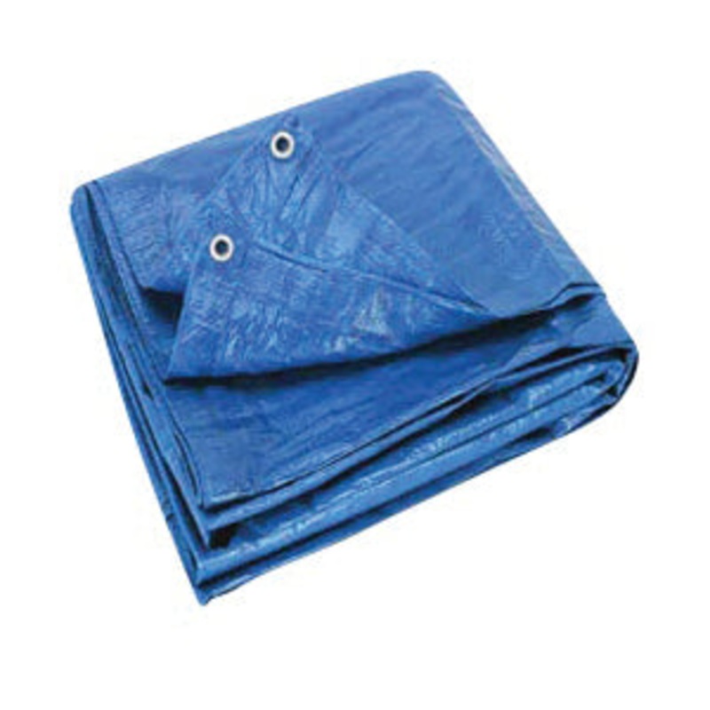 CWC BPT2040 Regular-Duty Tarp, Polyethylene Tarp, Blue Tarp Top, Resists: Rot, Tear