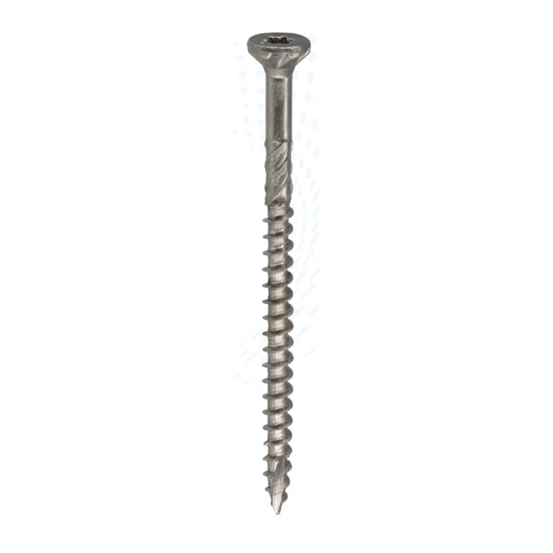 GRK FASTENERS Fin/Trim PHEINOX 305 37734 Screw, Trim Head, 3-1/8 in OAL, 305 Stainless Steel, Climatek-Coated