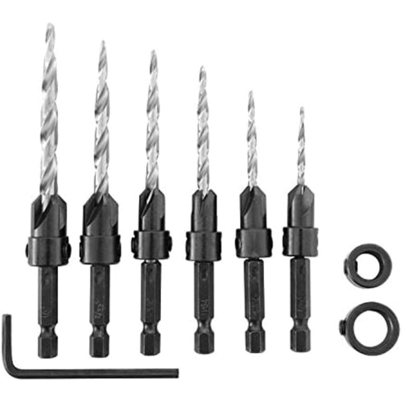 IRWIN SPEEDBOR 1882792 Countersink Drill Bit, 8 -Piece