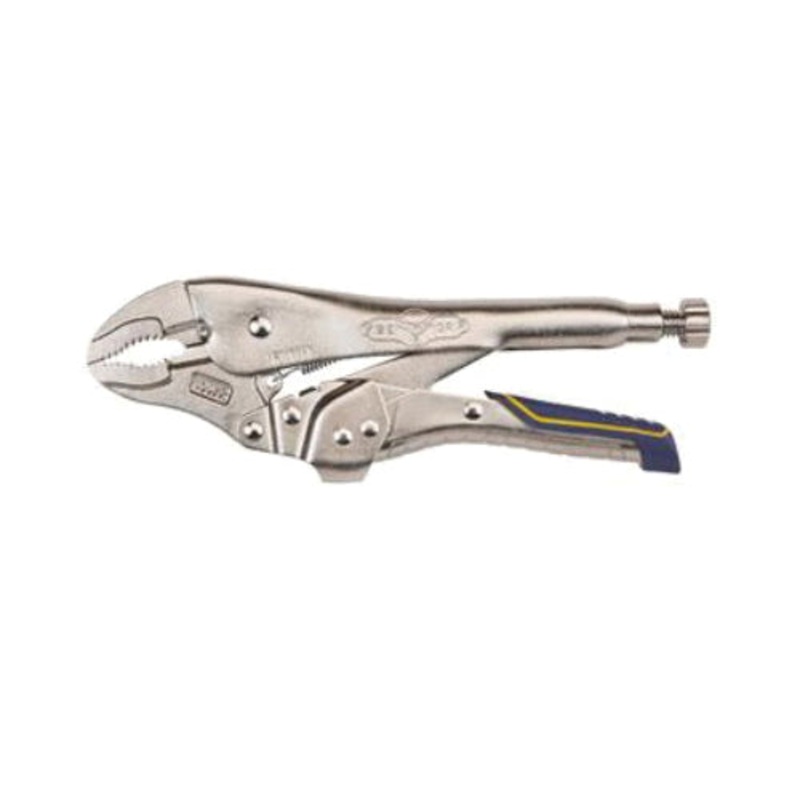 IRWIN VISE-GRIP New Fast Release IRHT82581 Locking Plier, 5 in OAL, 3/8 in W Jaw, Curved Jaw