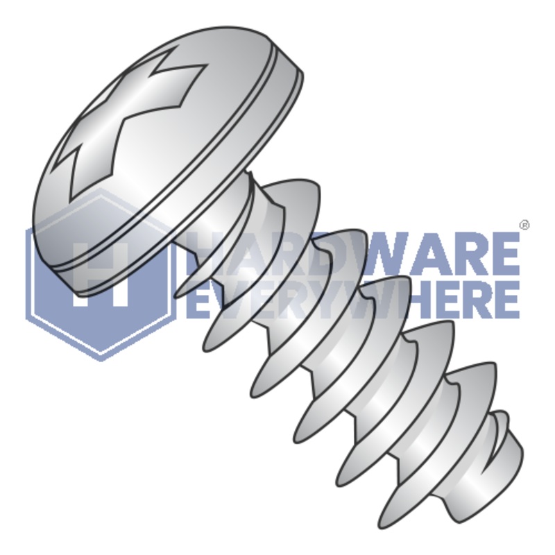 M2.2 x 10 METRIC THREAD FORMING SCREWS / Phillips / Pan Head / A2 Stainless / Plain