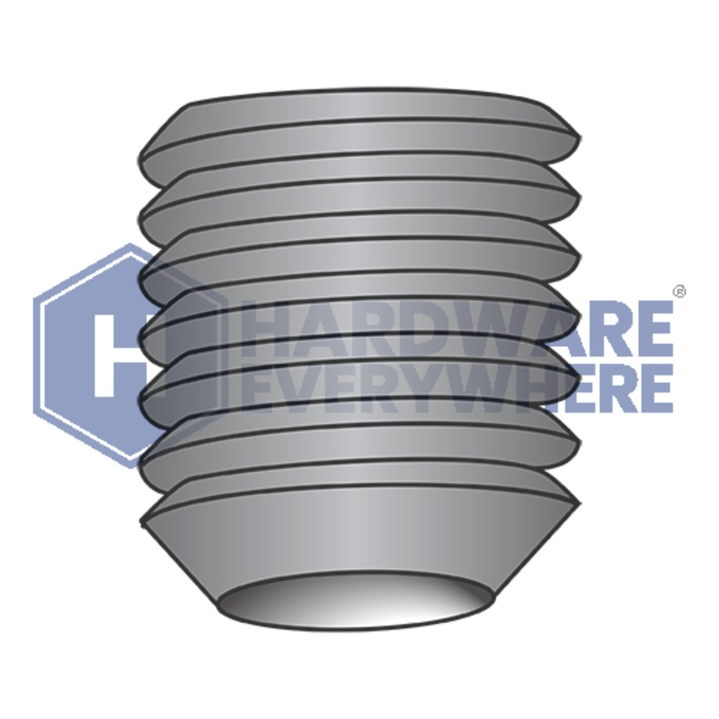 M8-1.25 x 25 METRIC SOCKET SET SCREWS / Steel / Black Oxide
