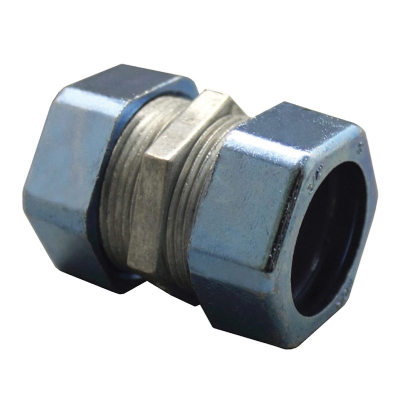 Sigma 49861 Raintight Coupling, 1/2 in Trade, For Use With: EMT Conduit, Zinc