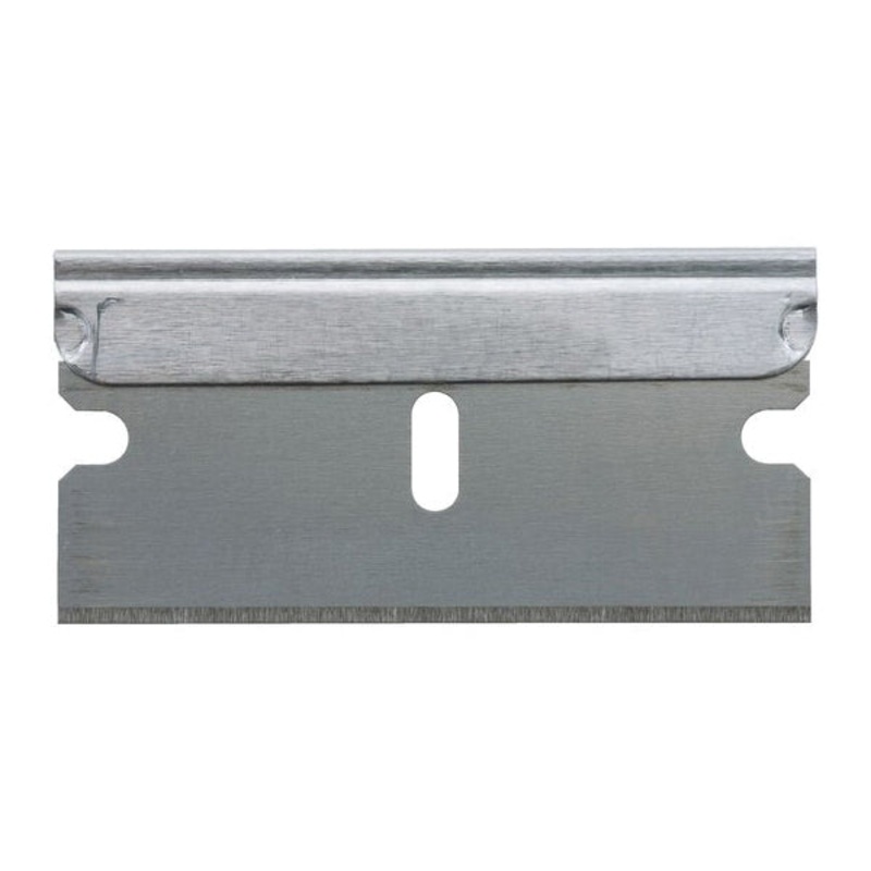 STANLEY 28-510 Single Edge Razor Blade, 0.5 mm W, 1.57 in L, Carbon Steel