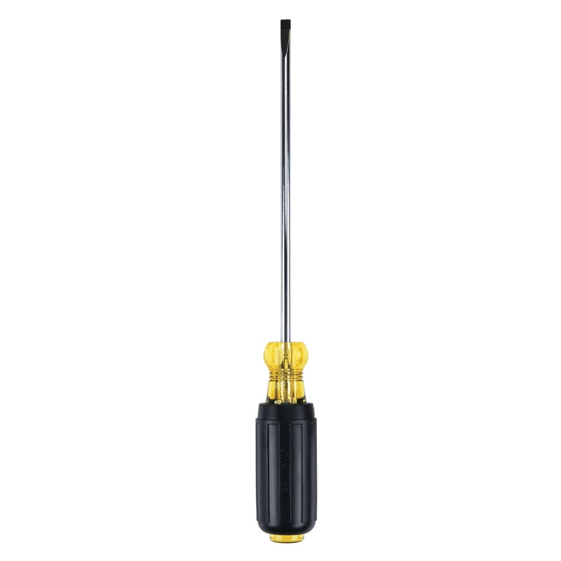 STANLEY 66097 Screwdriver, Cabinet, Slotted Point, 3/16 in Point, 9-3/4 in OAL, Ergonomic Handle
