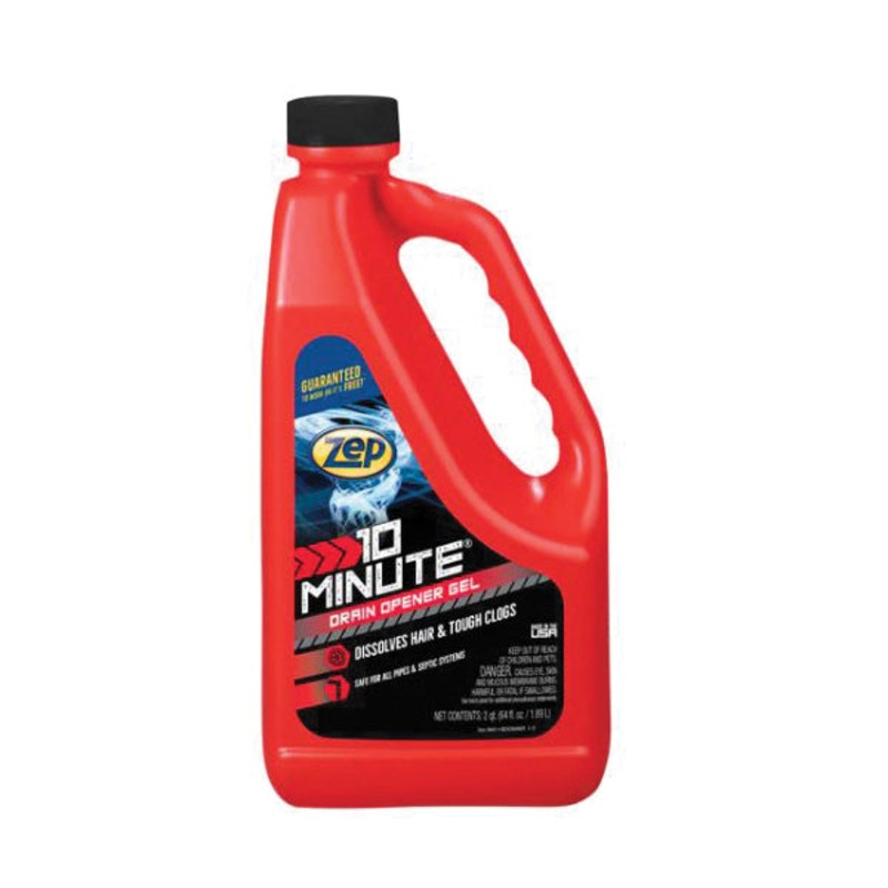 Zep ZHCR64NG6 10-Minute Drain Opener Gel, 64 oz