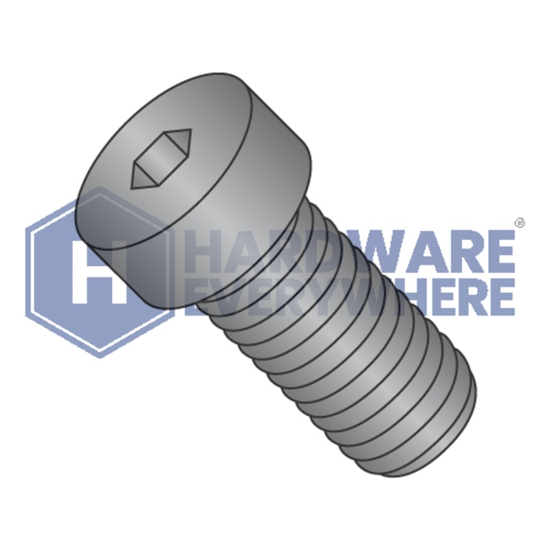 1/2-13 x 1-1/4 LOW PROFILE SOCKET CAP SCREWS / Low Profile Cap / Steel / Black Oxide