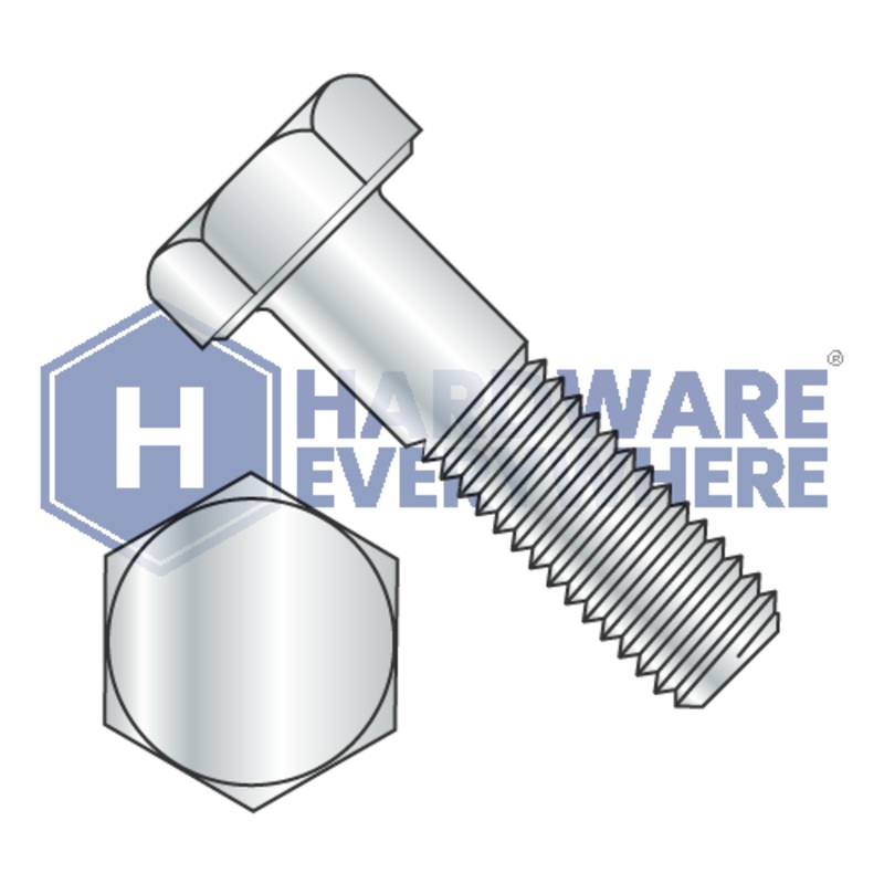 1/2-13 x 1 HEX CAP SCREWS / Grade 2 / Zinc