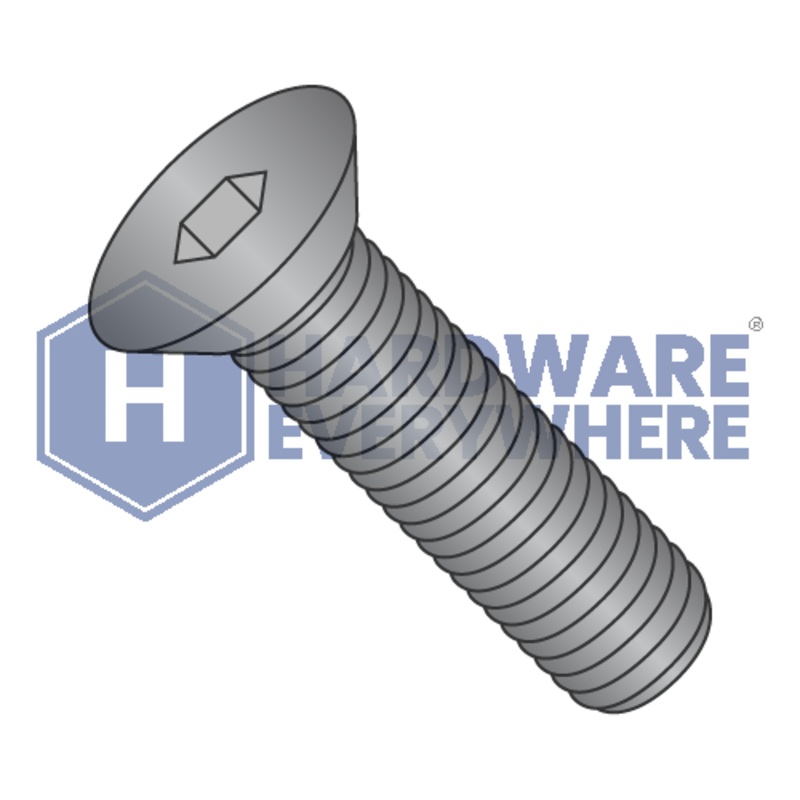 1/4-28 x 1-1/4 FLAT HEAD SOCKET CAP SCREWS / Flat Head / Steel / Black Oxide
