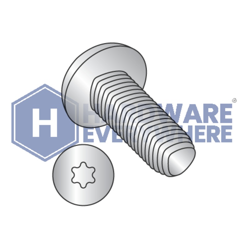 6-32 X 5/8 Thread Forming Screws / Torx / Pan Head / 18-8 Stainless / Plain / Taptite Alternate