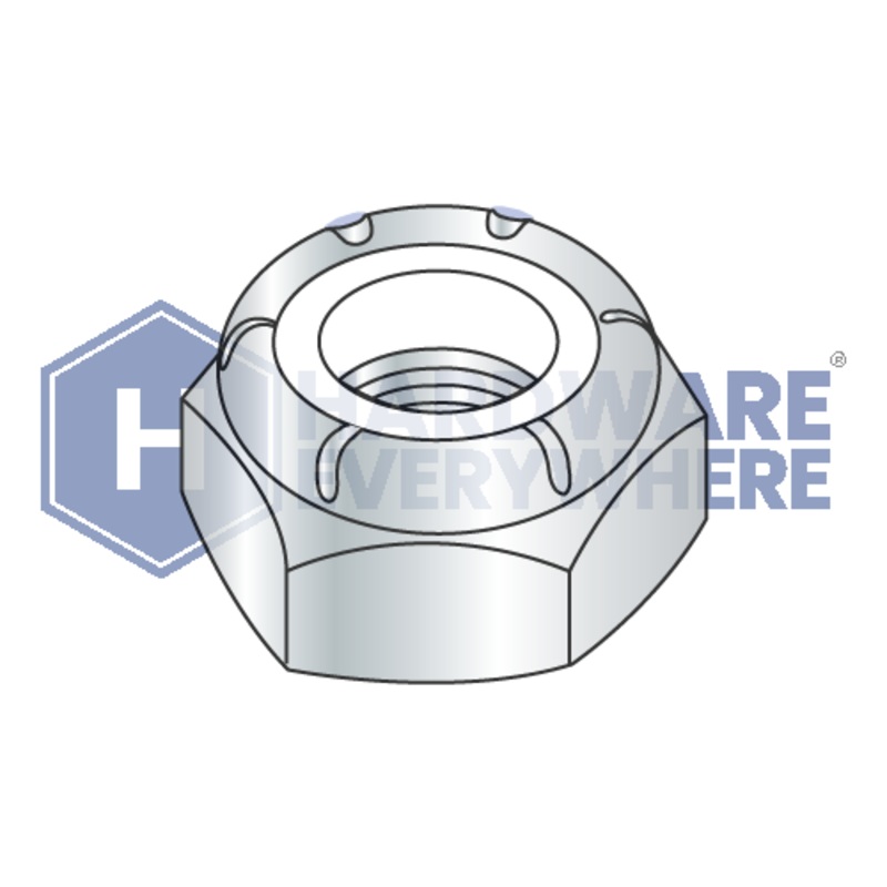 7/8-14 JAM NYLON INSERT LOCK NUTS / Steel / Zinc