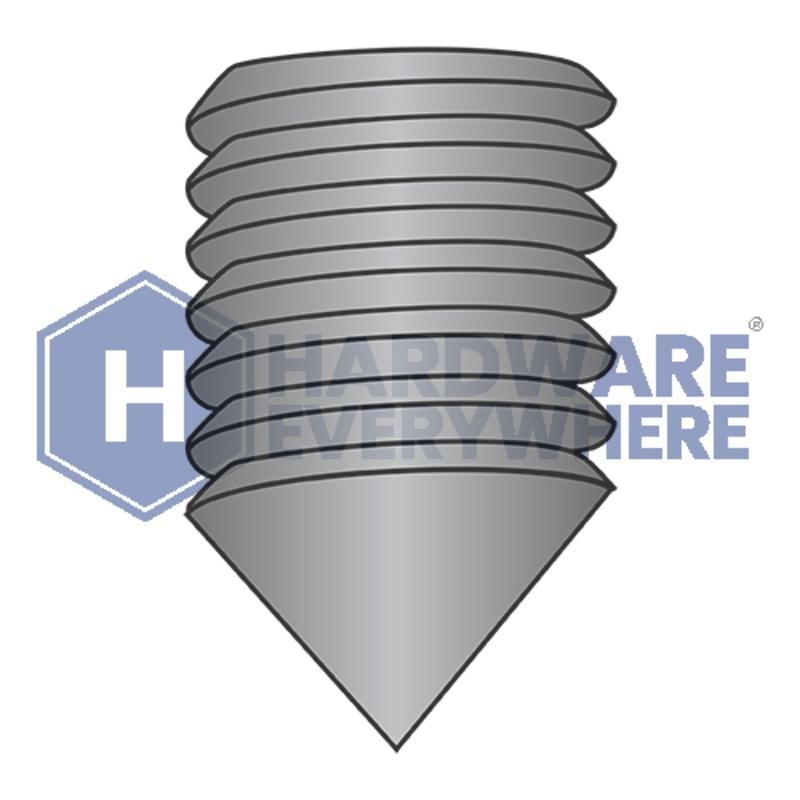 8-32 x 1/2 SOCKET SET SCREWS / 18-8 Stainless / Plain