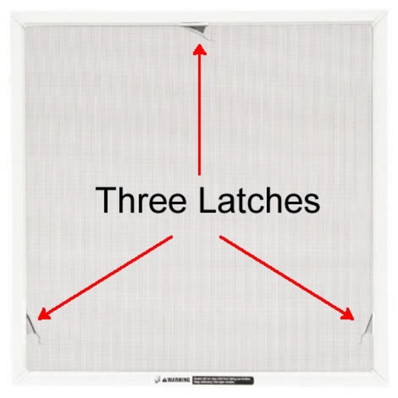 Andersen AW5 Awning Screen in White Color (1995 to Present)