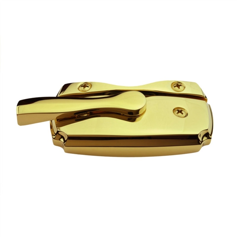 Andersen Sash Lock & Keeper in Bright Brass Finish