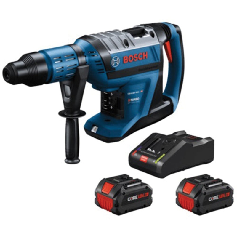 BOSCH PROFACTOR GBH18 V-45CK24 Rotary Hammer Kit, Tool/Kit: Kit, Keyless, SDS-Max Chuck, 0 to 2760 bpm, 18 V