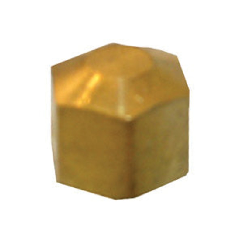 LASCO 17-6185 Cap, 3/8 in Compression, Brass