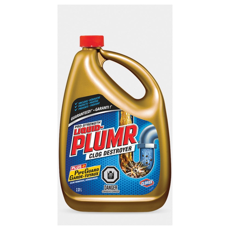 Liquid-Plumr 00228 Pro-Strength Clog Destroyer, 2.37 L, Bottle, Liquid