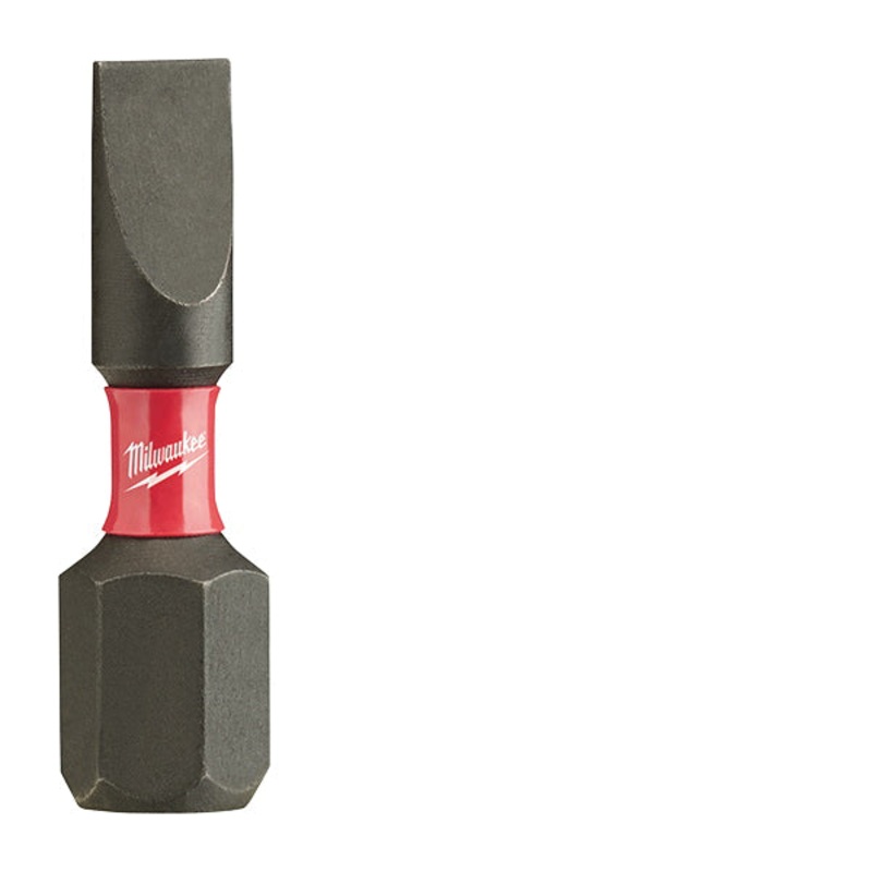 Milwaukee SHOCKWAVE Impact Duty 48-32-4416 Impact Insert Bit, Slotted Point, 1/8 in Point, 1 in OAL, Steel