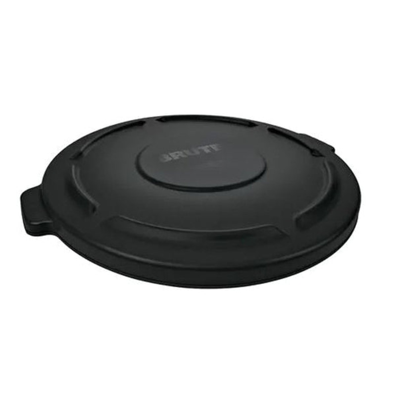 Rubbermaid 264560BLA Flat Lid, 62.23 cm W, 69.85 cm D, Black, For Use With: 166 L Trash Can