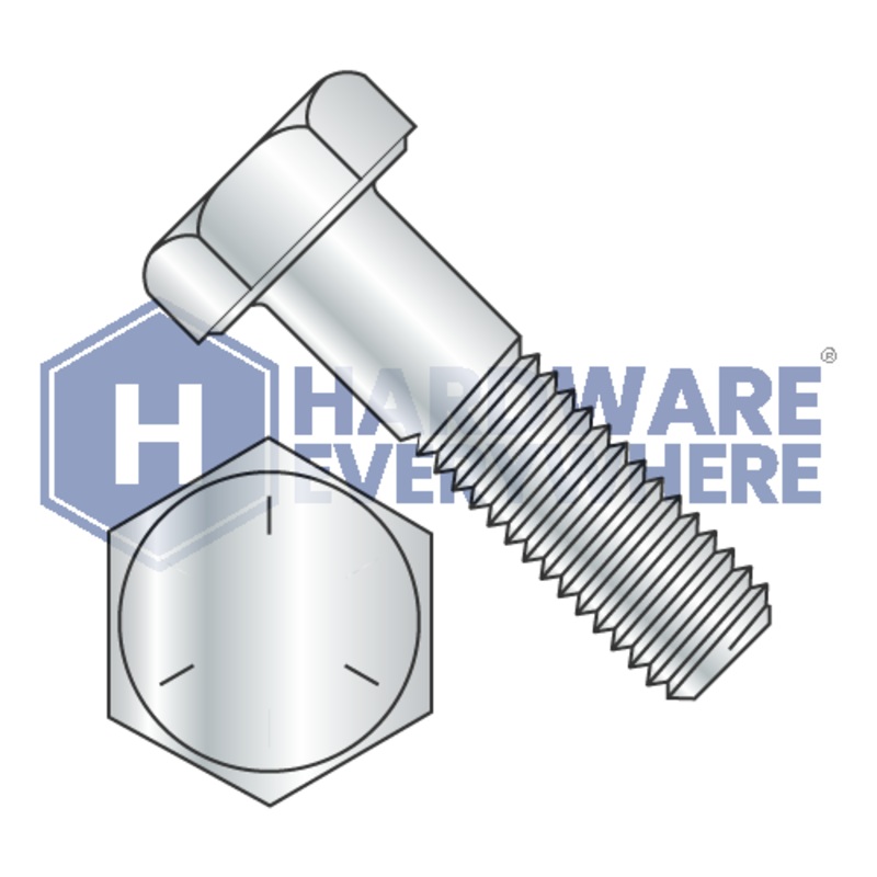 1 1/8-7 x 2 3/4 HEX CAP SCREWS / Grade 5 / Zinc