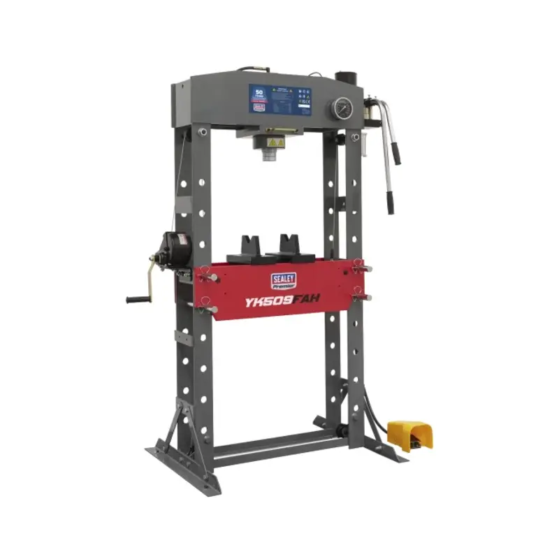 Sealey Air/Hydraulic Press 50 Tonne Floor Type with Foot Pedal