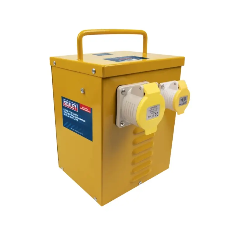 Sealey 5kVA Portable Vented Transformer 16/32A Outlets