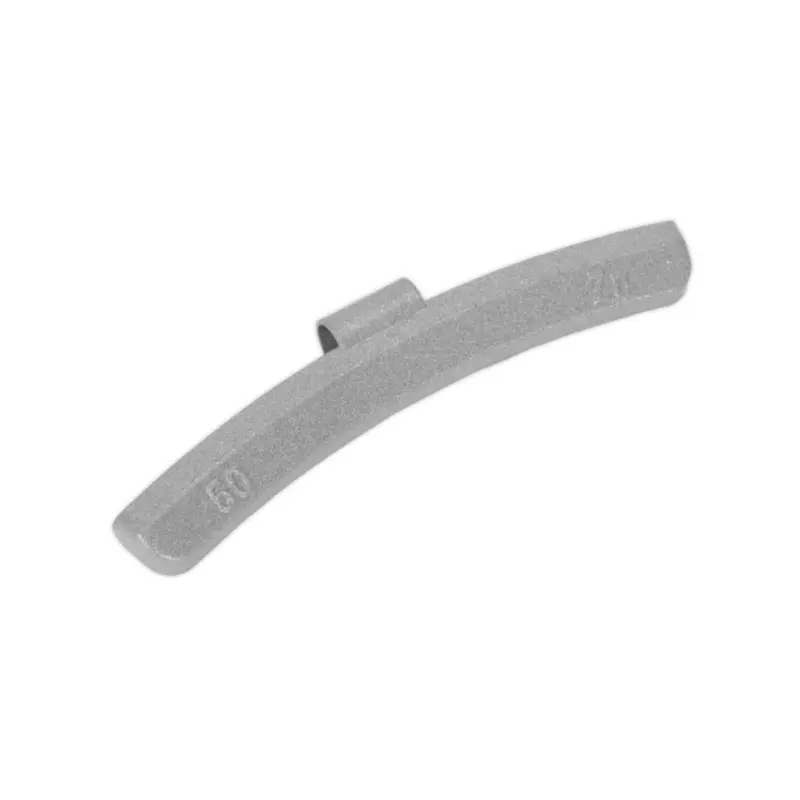 Sealey Wheel Weight 50g Hammer-On Plastic Coated Zinc for Alloy Wheels Pack of 50