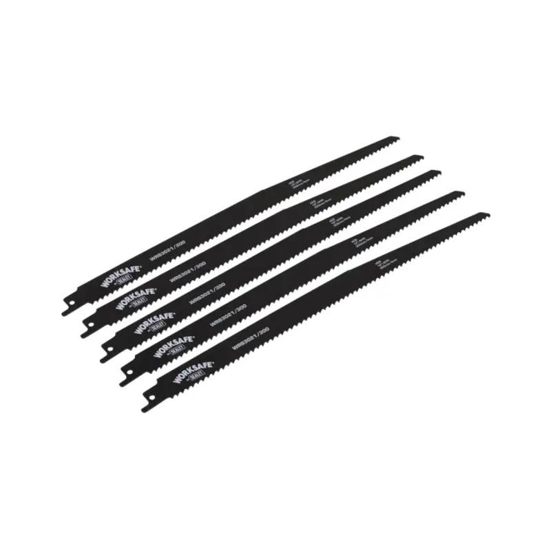 Sealey Reciprocating Saw Blade 300mm 6tpi - Pack of 5