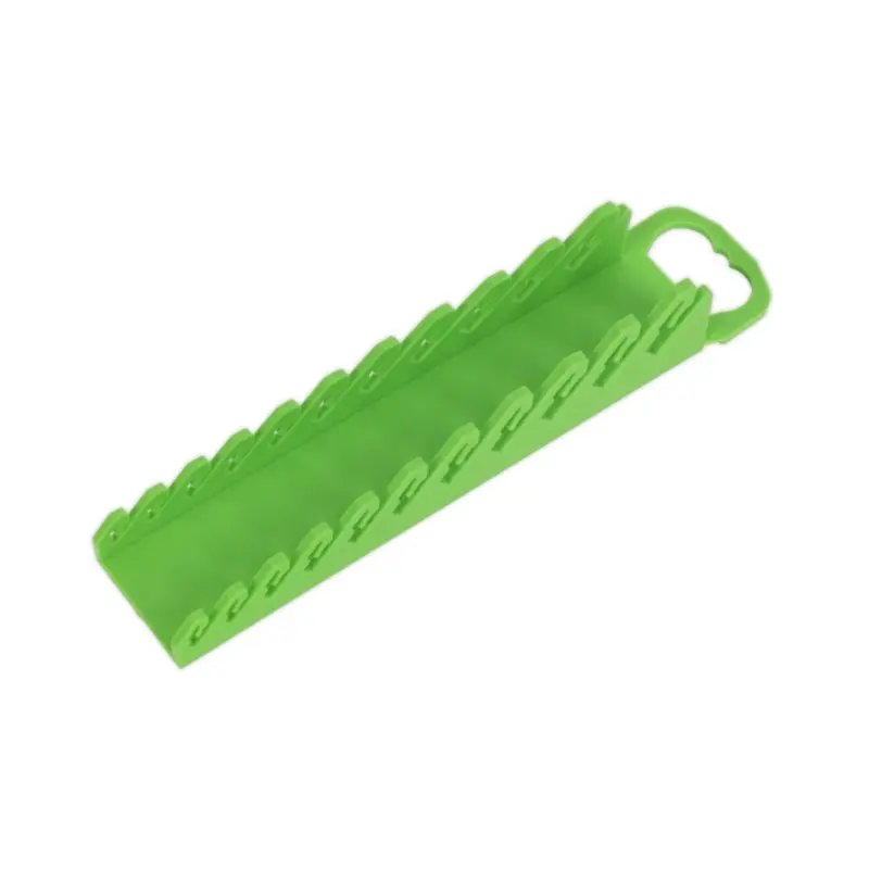 Sealey Spanner Rack Capacity 10 Stubby Spanners - Hi-Vis Green