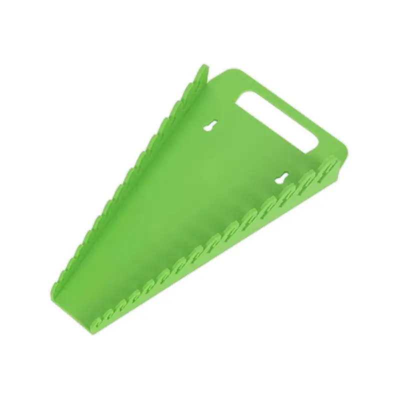 Sealey Spanner Rack Capacity 15 Spanners Hi-Vis Green