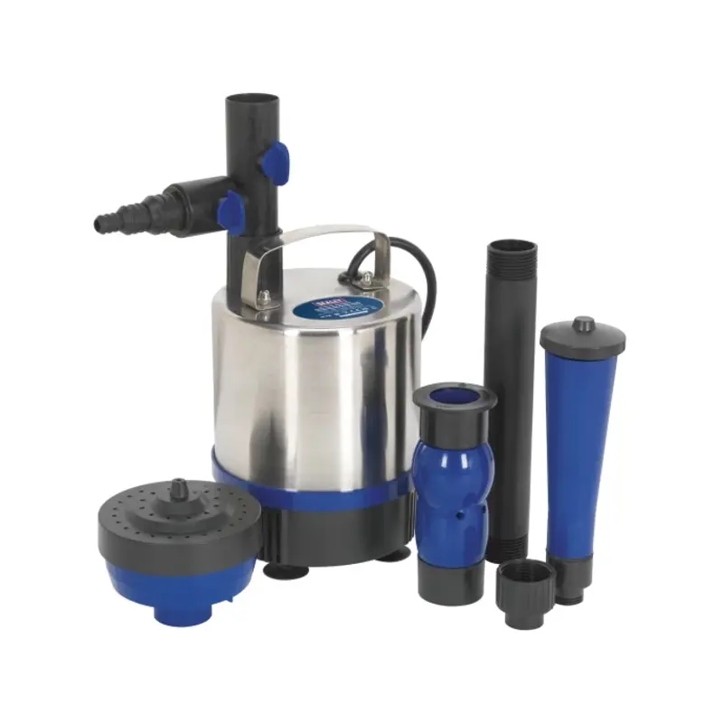 Sealey Submersible Pond Pump Stainless Steel 3000L/hr 230V