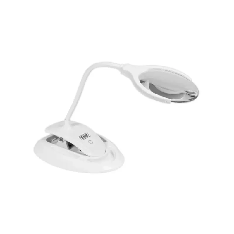 Sealey Rechargeable Dual Mounting Magnifying Worklight 6 SMD LED Dimmable