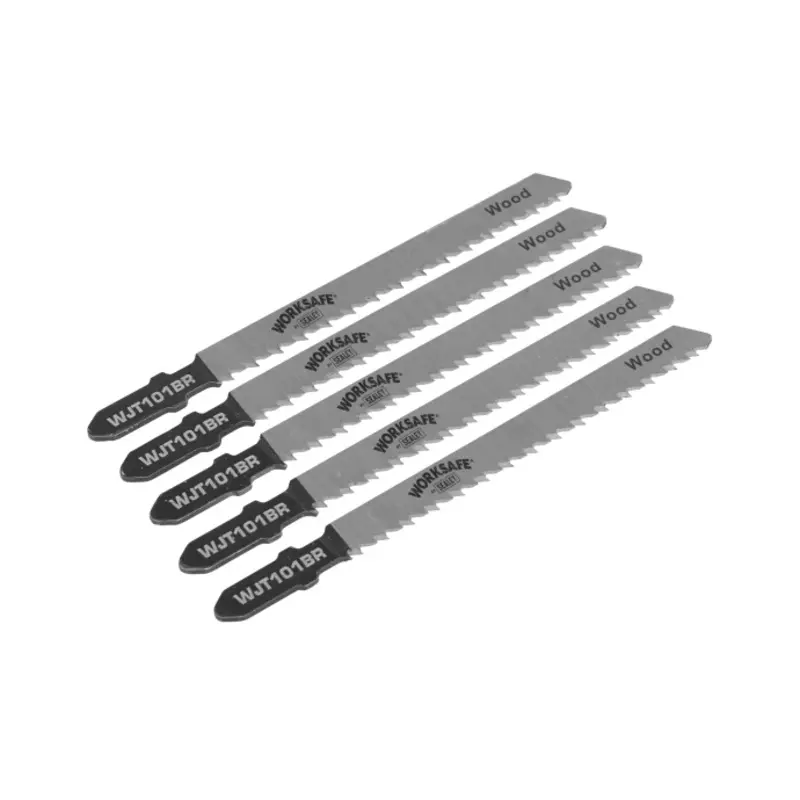 Sealey Jigsaw Blade Wood & Plastics 75mm 10tpi - Pack of 5