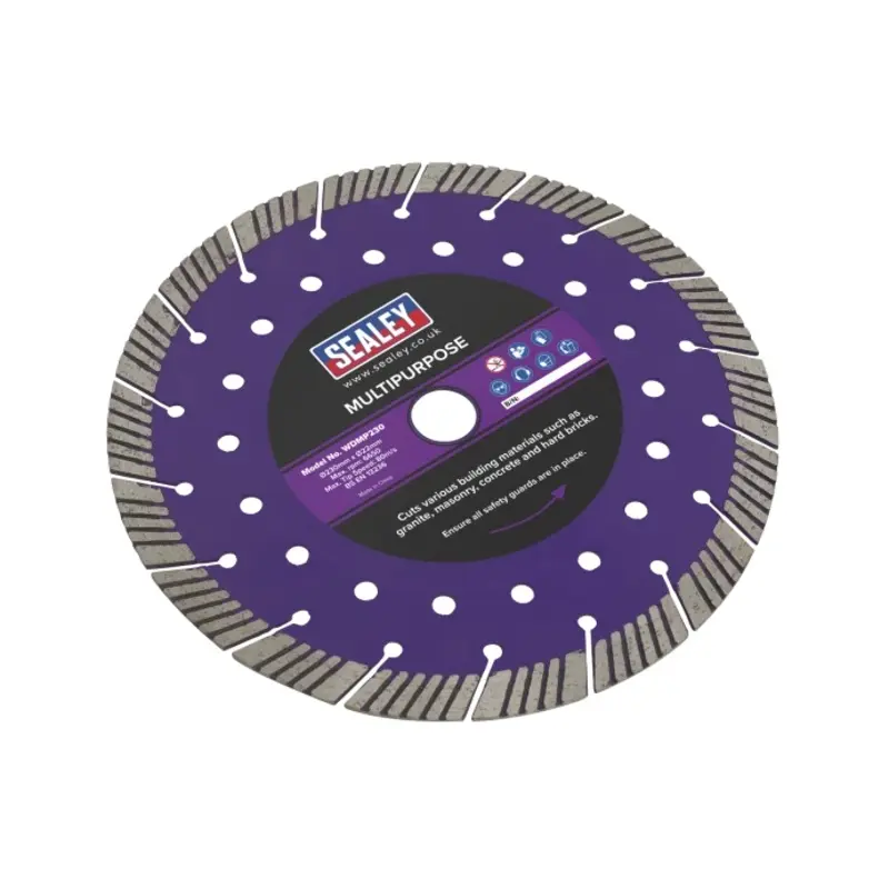 Sealey Cutting Disc Multipurpose Dry/Wet Use 230mm