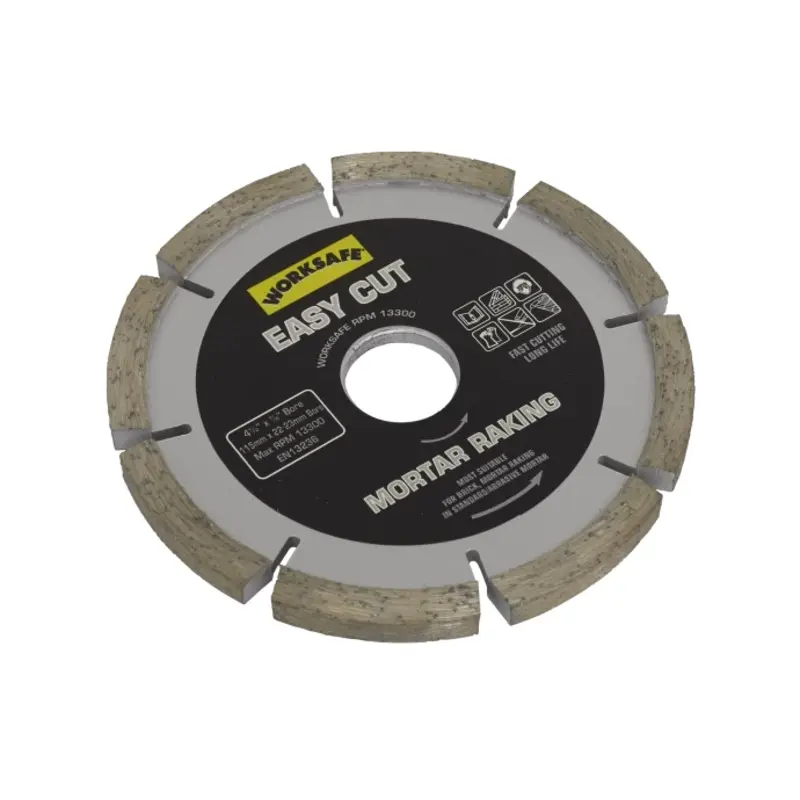 Sealey Easy Cut Diamond Blade 115 x 22mm - Mortar Raker