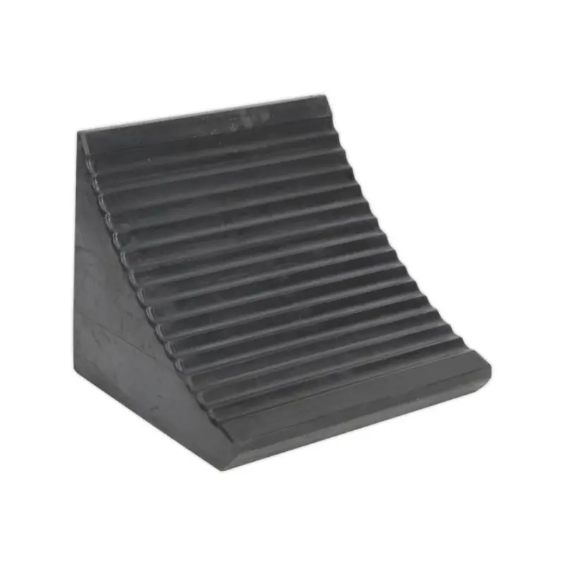 Sealey Heavy-Duty Rubber Wheel Chock - Single