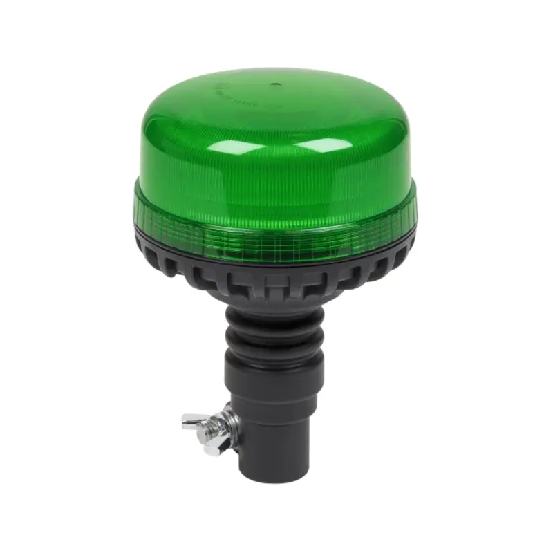 Sealey Warning Beacon SMD LED 12/24V Flexible Spigot Fixing - Green