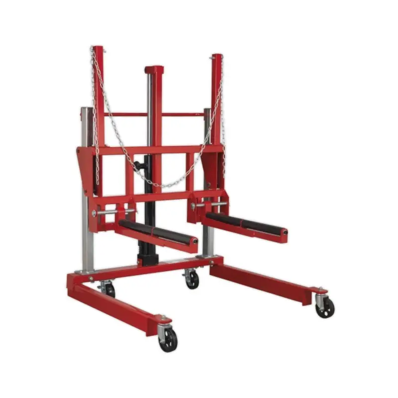 Sealey Wheel Removal Trolley 500kg Adjustable Width