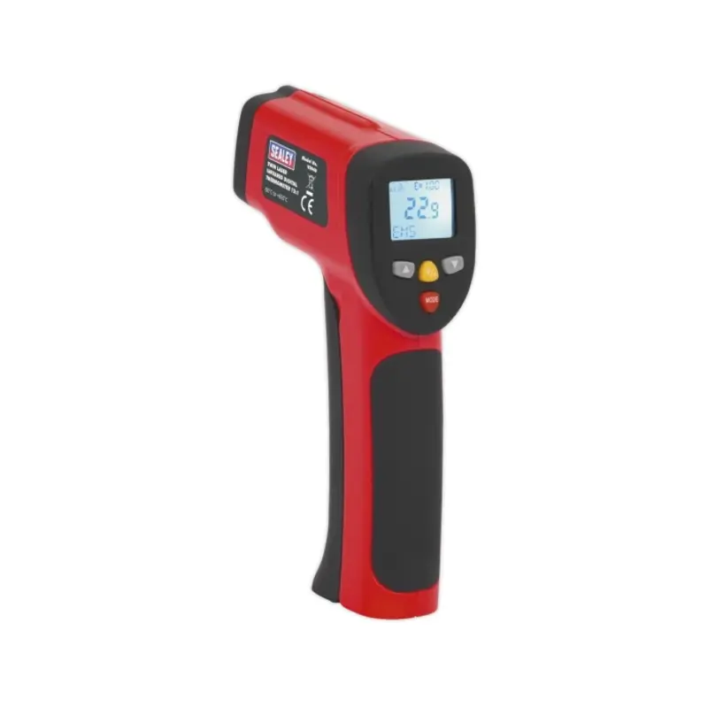 Sealey Infrared Twin-Spot Laser Digital Thermometer 12:1