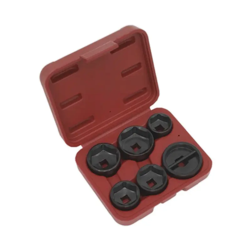 Sealey Oil Filter Cap Wrench Set 6pc