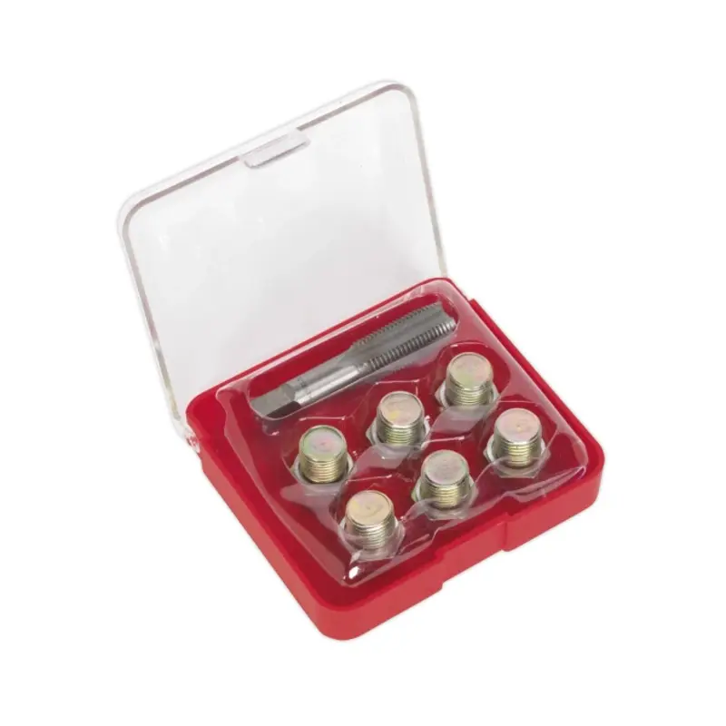 Sealey Oil Drain Plug Thread Repair Set - M15