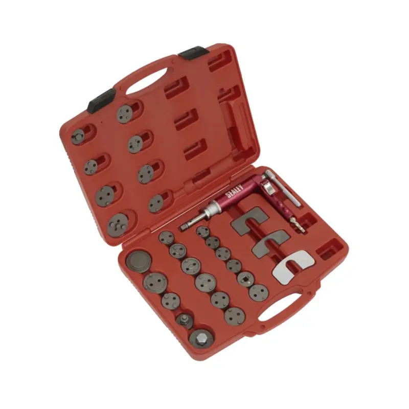 Sealey Air Operated Brake Piston Wind-Back Tool Kit 29pc