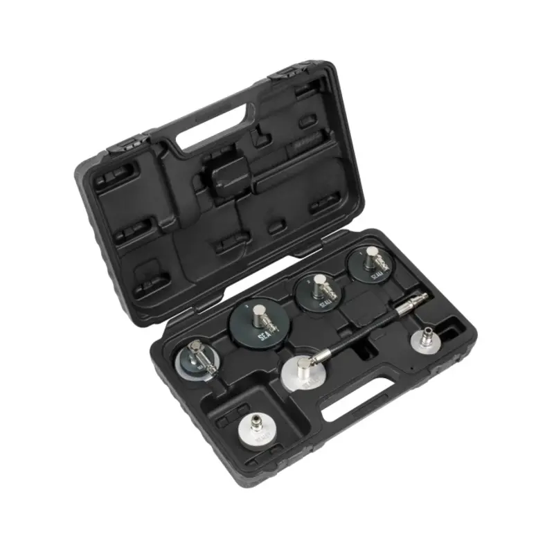 Sealey 7pc Brake & Clutch Pressure Bleeder Cap Set