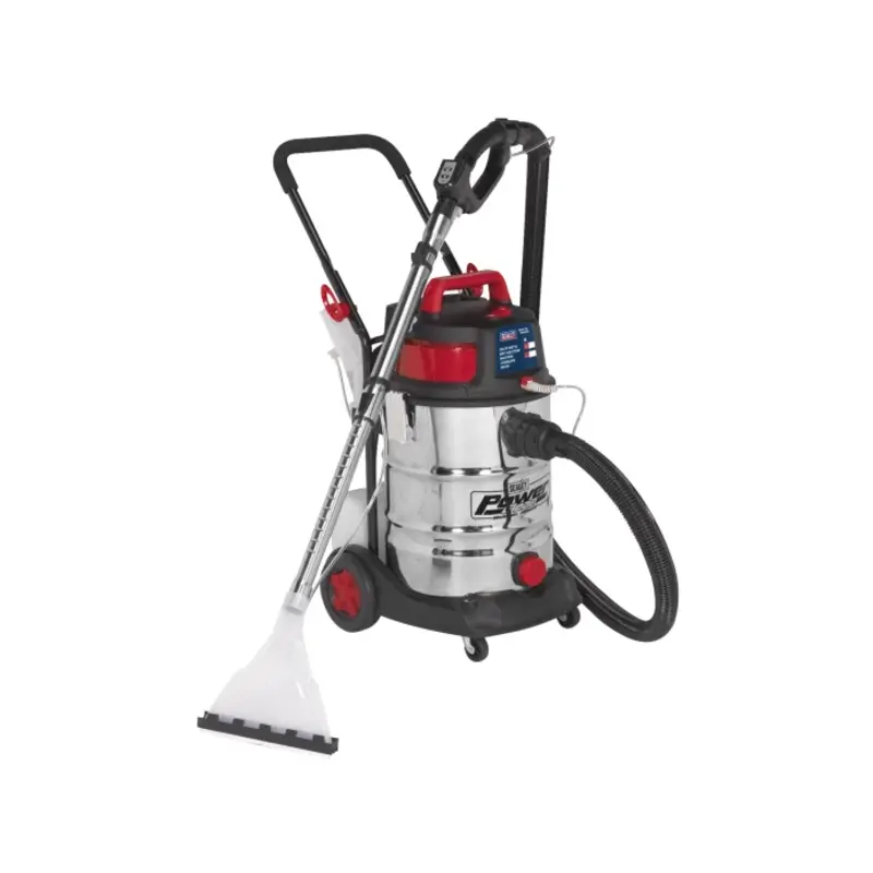 Sealey Valet Machine Wet & Dry 30L Stainless Drum