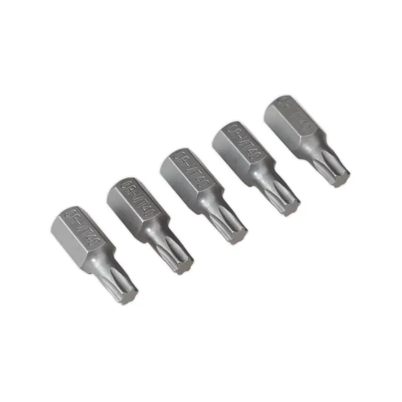 Sealey TRX-Star* T40 Bit Short Pack of 5