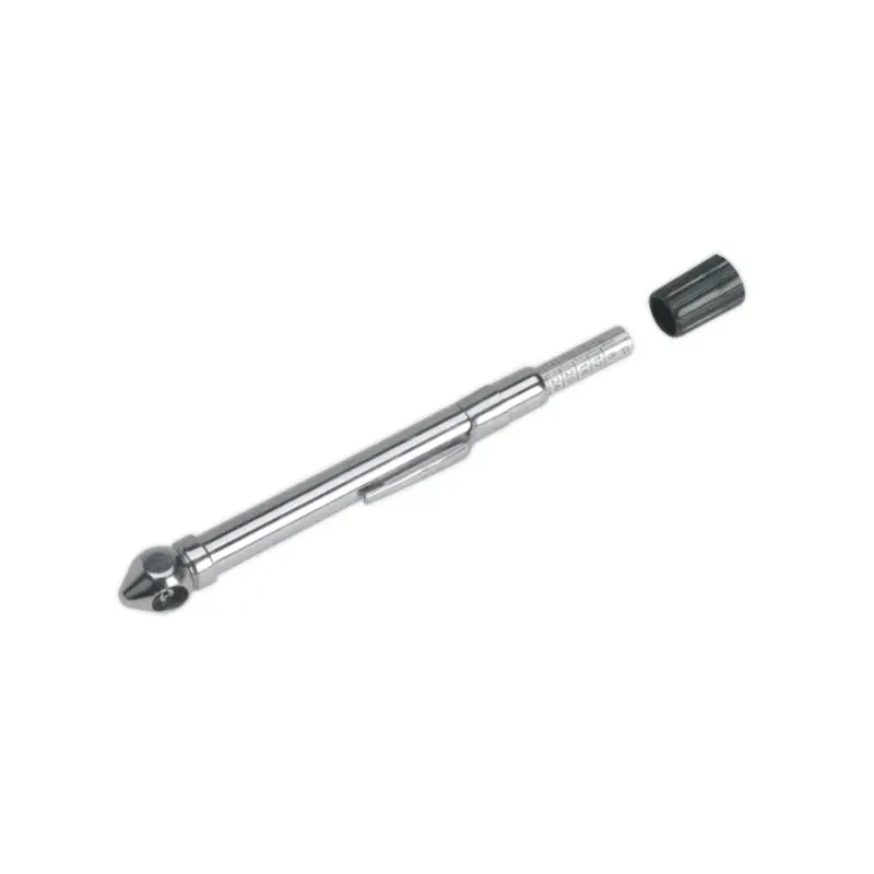Sealey Tyre Pressure Gauge with Pocket-Clip 6-50psi